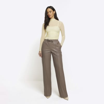 Mesh ruched clearance pants