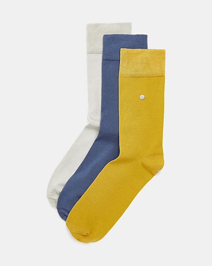 Yellow multipack RI socks