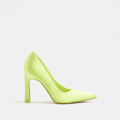 white patent court shoes