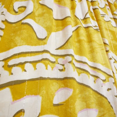 Yellow plunge beach jumpsuit River Island