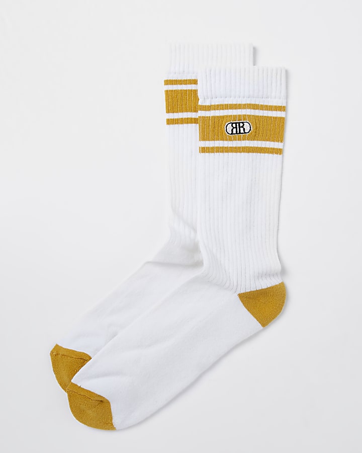Yellow RR stripe socks