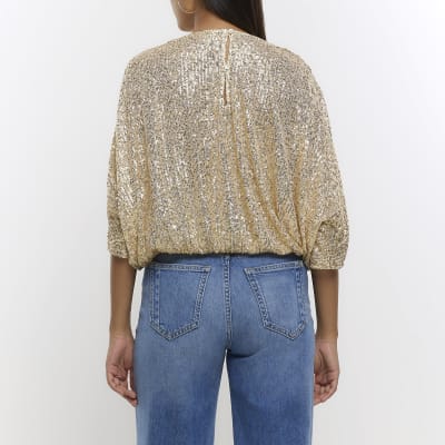 River island cheap sequin shorts