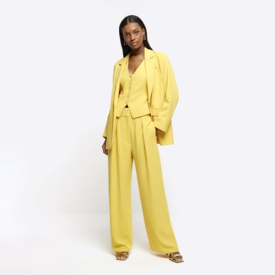 River island deals mustard blazer