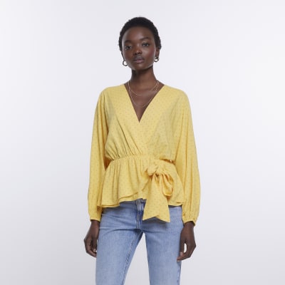 Kimono on sale wrap shirt