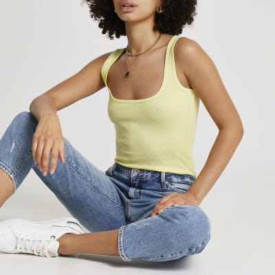 river island yellow top