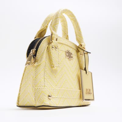 River island yellow purse sale