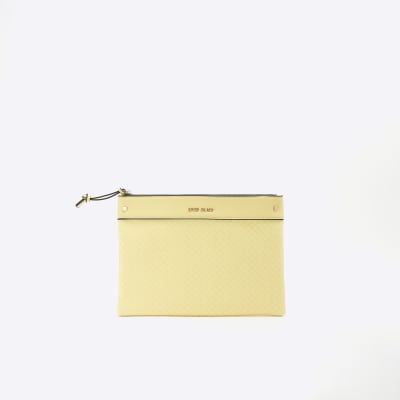 Yellow clutch bag river best sale island