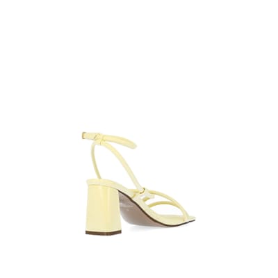 River island sales yellow heels