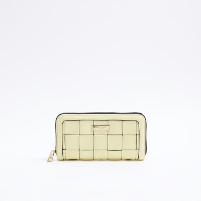 Yellow clutch 2024 bag river island